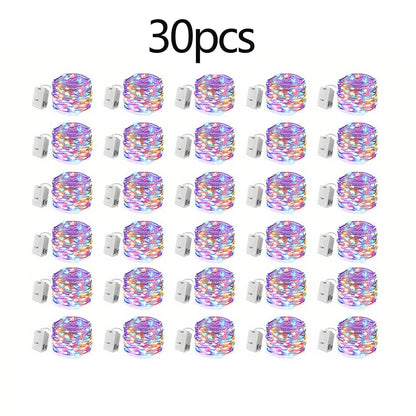 Led Light String Atmosphere Decoration Light String Bouquet Atmosphere Small Light String 1 Meter Color Light Strip Light String