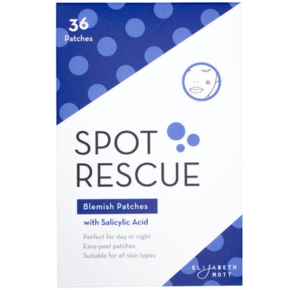 Spot Rescue Blemish Patches with Salicylic Acid & Teatree– Hydrocolloid Spot Stickers for Zits & Blemishes, Transparent for Day & Night, Vegan & Cruelty-Free Skincare Product (36 Count)