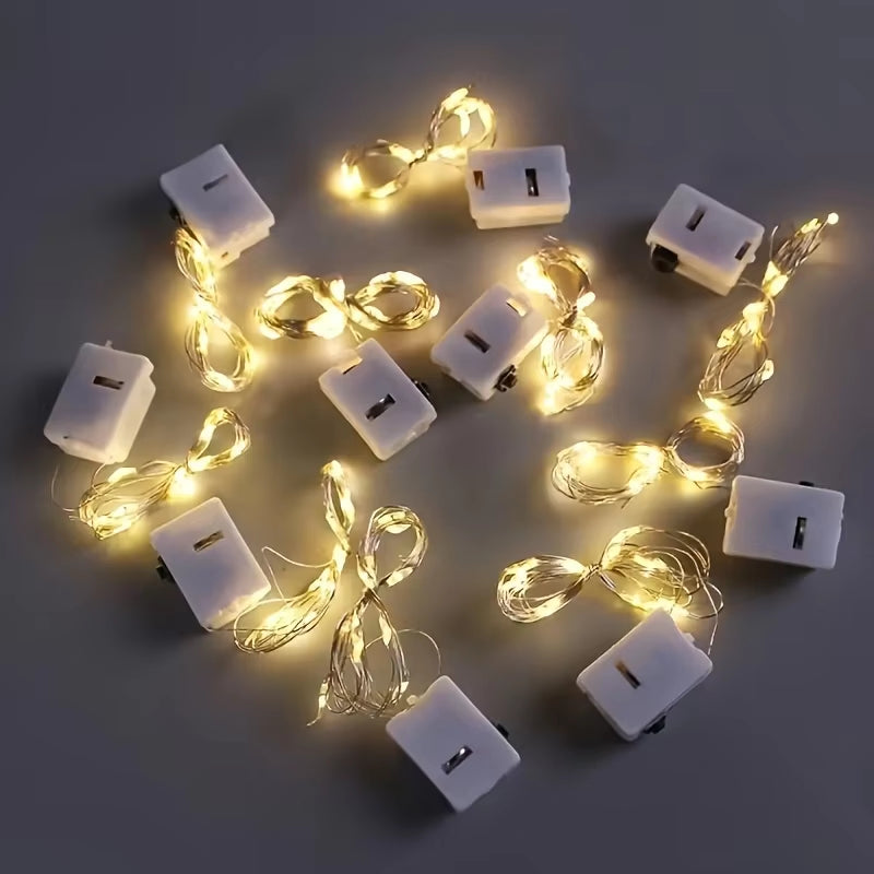 Led Light String Atmosphere Decoration Light String Bouquet Atmosphere Small Light String 1 Meter Color Light Strip Light String