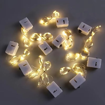 Led Light String Atmosphere Decoration Light String Bouquet Atmosphere Small Light String 1 Meter Color Light Strip Light String
