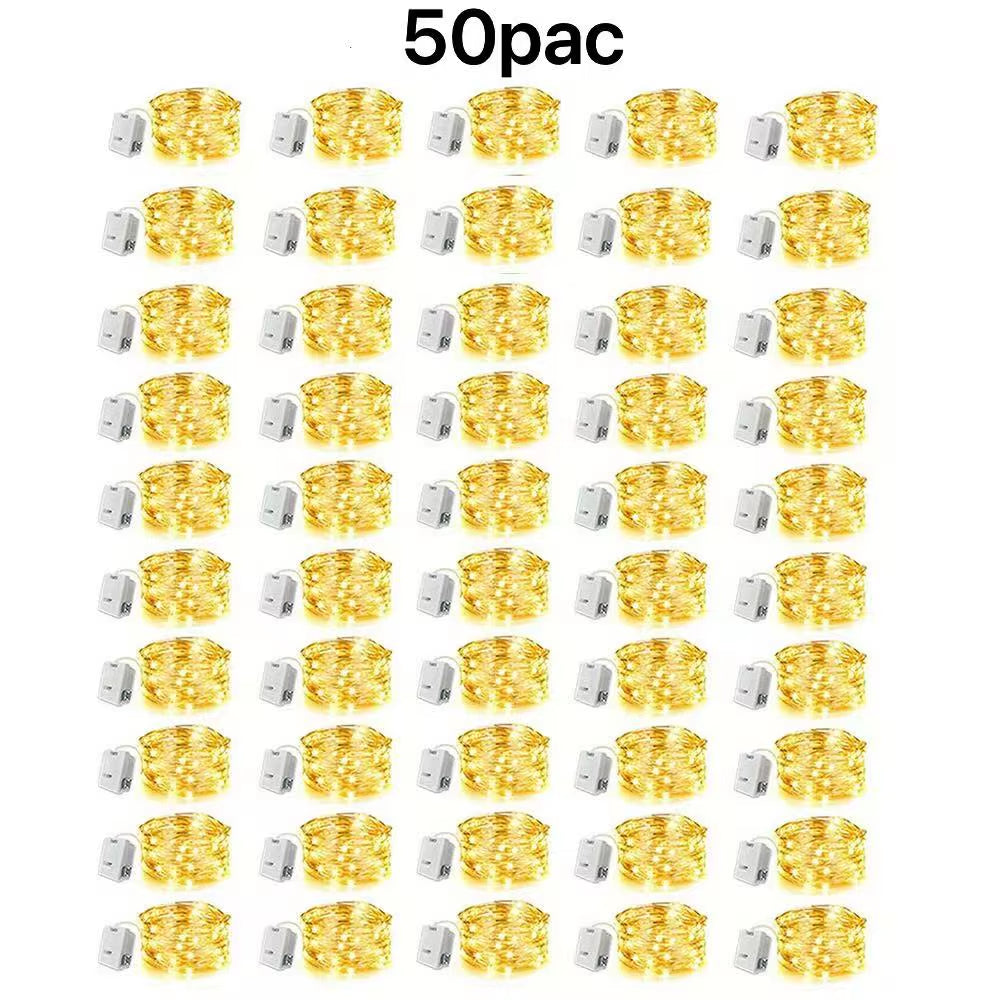 Led Light String Atmosphere Decoration Light String Bouquet Atmosphere Small Light String 1 Meter Color Light Strip Light String