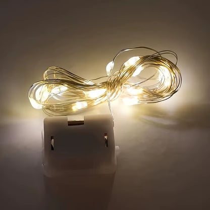 Led Light String Atmosphere Decoration Light String Bouquet Atmosphere Small Light String 1 Meter Color Light Strip Light String