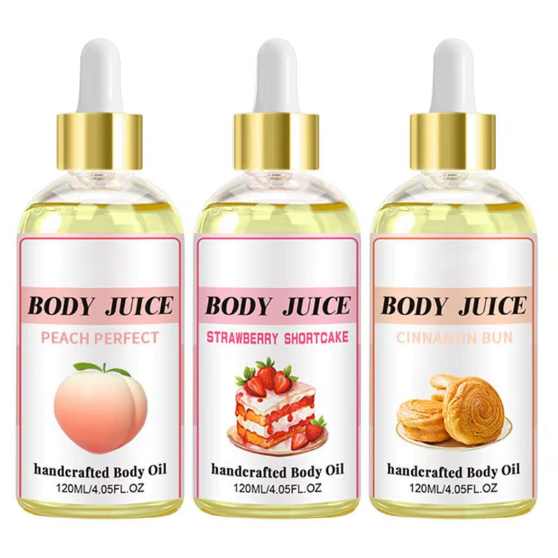 Body Juice Oil Non-Greasy Moisturizing Soothing Oil Fragrance Brightening Body Lotion Body Oil for Women Beauty Skin Care Oil