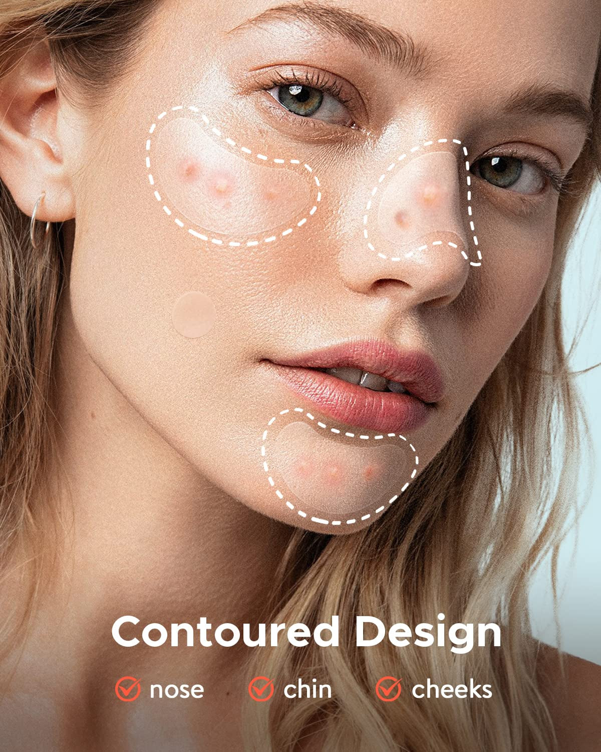 Acne Patches Large, Hydrocolloid Pimple Patches for Large Breakouts, Zit and Blemish, Large Acne Patches for Face, Chin, Back and Body with Tea Tree Oil