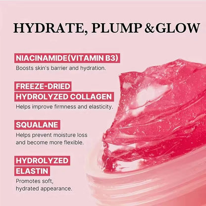 100G Collagen Jelly Cream Anti-Ageing Face Care Anti-Wrinkle Hydrates Softens Skin Collagen Long-Lasting Moisture Tightens Skin