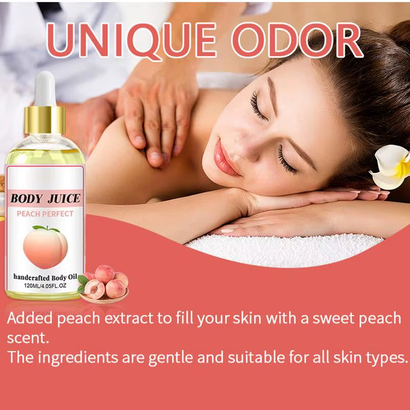 Body Juice Oil Non-Greasy Moisturizing Soothing Oil Fragrance Brightening Body Lotion Body Oil for Women Beauty Skin Care Oil