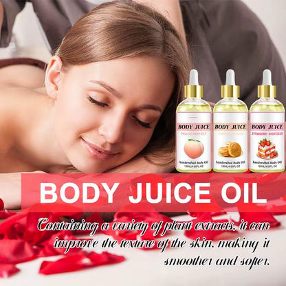 Body Juice Oil Non-Greasy Moisturizing Soothing Oil Fragrance Brightening Body Lotion Body Oil for Women Beauty Skin Care Oil
