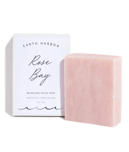 | ROSE BAY Balancing Facial Soap | Gentle & Sensitive | Australian Pink Clay | Synthetic-Free + Zero-Waste