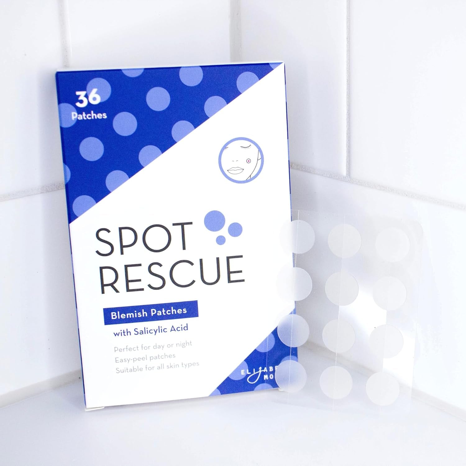 Spot Rescue Blemish Patches with Salicylic Acid & Teatree– Hydrocolloid Spot Stickers for Zits & Blemishes, Transparent for Day & Night, Vegan & Cruelty-Free Skincare Product (36 Count)