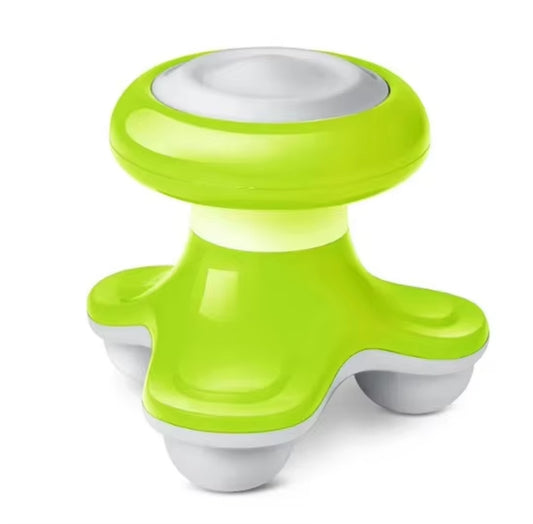 Mini Masajeador De Cuello Con Función De Cuello Y Espalda, Masajeador De Belleza Eléctrico Triangular De Plástico, Anticelulitis