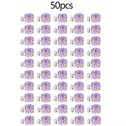 Led Light String Atmosphere Decoration Light String Bouquet Atmosphere Small Light String 1 Meter Color Light Strip Light String